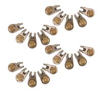 ARTSEWPLY Lot de 20 Sets de Crochets en Alliage pour Lacets de Chaussures de Randonnée, Boucles Métalliques de Réparation pour Bottes, Finition Bronze Ancien, Fixation Robuste et Compatible