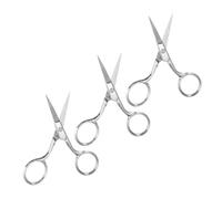 ARTSEWPLY Lot De 3 Ciseaux à Sourcils En Acier Inoxydable, Mini Ciseaux Précis, Pointe Fine, Coupe-ongles Pour Femmes, Usage Visage Et Beauté, Taille Compacte Portable