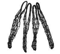 ARTSEWPLY Lot de 4 Manchons Tissés Réutilisables pour Tasse et Gobelet Noir, Manchon de Protection en Tissu Résistant pour Boissons Chaudes et Froides, Léger et Portable, Camping,