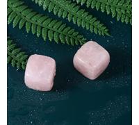 ARTSEWPLY Lot de 4 Pierres à Whisky Naturelles en Cristal Rose Glaçons Réutilisables en Roche Naturelle pour Rafraîchir Whisky Bourbon et Vodka sans Dilution Usage Maison et Bar