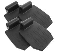 ARTSEWPLY Lot de 4 Repose-Pieds Universels Pivotants pour Fauteuil Roulant Plaques Robustes en Matériau Résistant Compatibles Gauche/Droite Accessoires Confortables pour Fauteuils