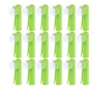 ARTSEWPLY Lot de 50 Brosses à Dents à Doigt en Silicone Vert pour Chiens et Chats, Taille Polyvalente, Poils Souples Protecteurs, Hygiène Bucco-Dentaire pour Petits Chiens et Chiots, Soin