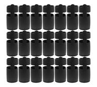 ARTSEWPLY Lot de 50 Capuchons de Protection pour Joystick de Fauteuil Roulant Électrique, Housse en Plastique Noir Légère et Résistante, Accessoires Compatibles pour Scooters