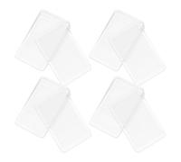 ARTSEWPLY Lot de 8 Cales de Nivellement pour Meubles en Caoutchouc 4 Grandes 4 Petites Cales Triangulaires Réglables pour Pieds de Table Armoires et Réfrigérateurs Protection Sol et