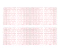 ARTSEWPLY Lot de 8 Tapis de Antidérapants en Plastique Rose pour Cage à Lapin Modulables et Réutilisables Coussins Protecteurs pour Pattes de Lapin Adaptés aux Cages et Nids D’Animaux
