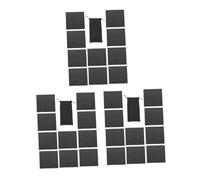 ARTSEWPLY Lot de Chiffons Microfibres Noirs Pochettes Lingettes Nettoyantes Réutilisables pour Lunettes Écrans de Téléphone et Lentilles Éliminent Saletés et Traces sans Rayures