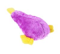 ARTSEWPLY Mâcher pour Chien Peluche Forme Canard Résistant à Usure Interactif Nettoyant Les Dents pour Chiots Petits et Moyens