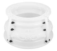 ARTSEWPLY Moule à Béton pour Base de Colonne Romaine Ronde 30 Cm Moulure Décorative, Plastique Résistant Réutilisable pour Décoration Extérieure et Artisanat DIY