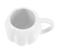ARTSEWPLY Mug Citrouille en Céramique Blanche 500 Ml - Gobelet à Boisson Halloween Multifonction - Tasse à Café, Verre à Lait Décoratif Cuisine et Fête