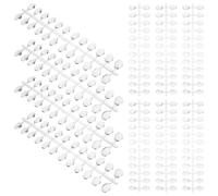 ARTSEWPLY Nuancier de Faux Ongles Ovales Moyens Semi-Transparents 12 Planches 24 Capsules Chacune Présentoir D’Échantillons pour Manucure Professionnelle Pratique du Nail Art