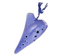 ARTSEWPLY Ocarina Céramique Alto Traditionnel Chinois pour Débutants Instrument à Vent Éducatif pour Garçon Fille Étudiants et Adultes avec Étui et Partitions