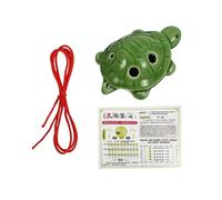 ARTSEWPLY Ocarina Tortue Do Moyen Flûte Portable Adorable pour Débutants avec Cordon et Facile à Transporter Naturel et Mélodieux Couleur Aléatoire