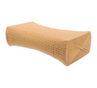 ARTSEWPLY Oreiller de Sauna en Rotin Synthétique Respirant Taille Moyenne 29X16X8 CM Coussin Cervical Anti-Transpiration pour Bain et Spa Appui-Tête Rafraîchissant pour Personnes Âgées