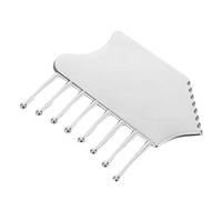 ARTSEWPLY Outil de massage Gua Sha peigne guasha pour cuir chevelu Outil de massage du cou pour visage Alliage de zinc