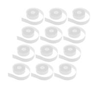 ARTSEWPLY Patch Absorbant la Transpiration 12 Rouleaux 2,5 Cm X 5 M, Protège-cols Auto-adhésifs Blancs Jetables pour Chemises, Col et Chapeaux, Coussinets Anti-transpiration Invisibles