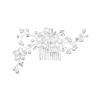 ARTSEWPLY Peigne à Cheveux Strass Pour Mariage Décoration Élégante Avec Perles Accessoires Pour Mariée Et Coiffure Spéciale