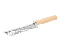 ARTSEWPLY Peigne Chien avec Dents Démêloir Antipuces pour Toilettage Confortable Peigne Professionnel pour Chiens et Manche Antidérapant Ergonomique