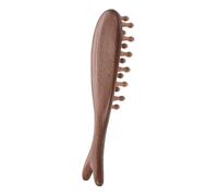 ARTSEWPLY Peigne de Massage Bois de Santal Naturel Peigne à Dents Larges pour Massage Du Chevelu Soulagement des Nœuds Soins des Dreadlocks pour Femmes et Hommes Design Baleine Ergonomique