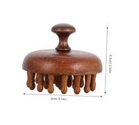 ARTSEWPLY Peigne Gua Sha En Bois Naturel 28 Dents Larges Disque Masseur Cuir Chevelu Ergonomique Soin Capillaire Cheveux Secs Et Mouillés Usage Quotidien Relaxation Bien-être Cheveux Bouclés