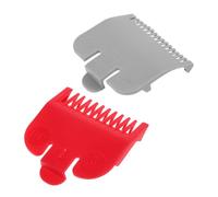 ARTSEWPLY Peignes Guide De Coupe Pour Tondeuse Lot De 2 Taille Petite Plastique Gris Rouge Accessoires Protection Professionnels Usage Domestique Et Salon