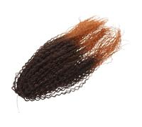 ARTSEWPLY Perruque Tresse Africaine Cheveux Au Crochet Vague D'eau Des Extensions De Cheveux Brun Fil Haute Température