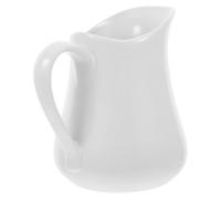 ARTSEWPLY Pichet à Lait Porcelaine Blanche Pichet Verseur Céramique Élégant pour Sauce Petit Crémier pour Café et Cappuccino Capacité Familiale Adaptée