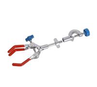 ARTSEWPLY Pince à Tube Trois Grappes Acier Inoxydable avec Serrage Antidérapant pour Expérimentations Chimiques et Laboratoire