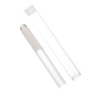 ARTSEWPLY Pinceau Lèvres Silicone Transparent Petit Format Applicateur Rond et Portable pour Maquillage Gloss et Correcteur Design Blanc Élégant et Minimaliste