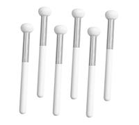 ARTSEWPLY Pinceaux Correcteurs Champignon 6 Pièces Petite Taille Pour Maquillage Du Visage Et Paupières, Manche Blanc, Applicateur Professionnel Pour Femmes Usage Quotidien