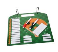 ARTSEWPLY Planche de Coaching Baseball Portable Tableau Stratégique Effaçable à Sec PVC Tableau Entraînement Sportif Réversible pour Match Indoor et Analyse Équipe
