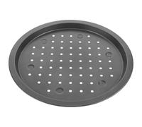 ARTSEWPLY Plaque à Pizza Perforée Antiadhésive en Acier au Carbone, Grosse Taille Ronde, pour Four Domestique, Cuisson Uniforme et Base Croustillante, Ustensile de Cuisson Polyvalent