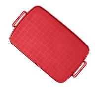 ARTSEWPLY Plaque de Cuisson Silicone Antiadhésive avec Poignées Résistante Chaleur pour Barbecue Four Micro-ondes et Cuisson Rapide Multifonction pour Viandes et Pâtisseries