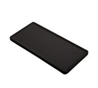 ARTSEWPLY Plateau à Sushi Céramique Noire Mate Petit Format Plateau Rectangulaire pour Apéritifs Desserts et Pratique et Compact pour Maison et Restauration