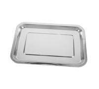ARTSEWPLY Plateau Acier Inoxydable pour Four Plat de Cuisson sans Revêtement Surface Miroir Lisse Facile à Nettoyer Adapté Pâtisserie et