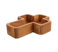ARTSEWPLY Plateau de Service Croisé Plateau Apéritif Vintage pour Fruits et Fromages Bol Décoratif pour Maison et Cuisine