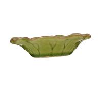 ARTSEWPLY Plateau Diffuseur Huiles Essentielles Céramique Verte Bol de Rangement pour Support pour Mélange et Diffusion Design Simple et Décoratif pour Maison et Salon de Beauté