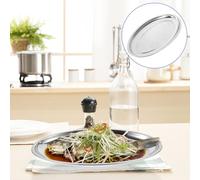 ARTSEWPLY Plateau Ovale Acier Inoxydable Épais Plateau de Service pour Poisson Fruits Steak et Desserts Vaisselle pour Table et Buffet