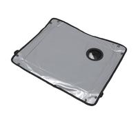 ARTSEWPLY Plateau Repas Pliable pour Déambulateur avec Porte-gobelet, Tablette de Rangement Légère et Amovible, Compatible Personnes Âgées, Usage Intérieur et Extérieur, Support Stable