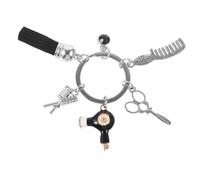 ARTSEWPLY Porte-clés Design Coiffure Motif Peigne Et Ciseaux Accessoire pour Main Ou Dos