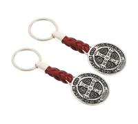 ARTSEWPLY Porte-clés Religieux En Métal Noir, Lot De 2 Breloques Délicates, Accessoires Pour Paquet à Dos Et Paquet à Main, Présent Pour Femmes Et Filles, Usage Quotidien Et Fêtes