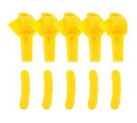 ARTSEWPLY Protections de Jante en Plastique 10 Pcs pour Démonte-pneus, Accessoires de Montage Épais N°1, Compatibles Voitures et Motos, Protège-moyeu Solide pour Changement de Pneus