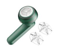 ARTSEWPLY Rasoir à Bouloches Rechargeable USB Lint Remover pour Pulls et Tissus Moteur Puissant Poignée Ergonomique Accessoires avec Lames de Rechange Vert