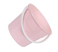 ARTSEWPLY Seau Rond avec Poignée 12,2l en Plastique PP Robuste Imperméable et Antirouille Seau Utilitaire Polyvalent pour Lavage Voiture et Ménage Domestique Pratique Rose