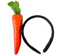 ARTSEWPLY Serrage-tête de Carotte en Matière Douce, Bandeau Élastique Ajustable pour Fête et Déguisement, Accessoire Coiffure Fille Original pour Pâques et Séance Photo, Bandeaux Légumes