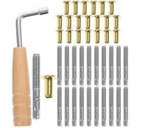 ARTSEWPLY Set Accessoires pour Lyre Harpe Notes avec Épingles Clé Facile à Utiliser pour Accordage Précis