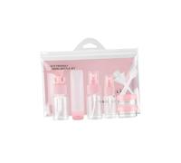 ARTSEWPLY Set de Bouteilles de Voyage Pet Rechargeables pour Lotion et Crème Flacons Spray Transparents Légers et Compacts Distributeurs de Tonique et Pots Cosmétiques Portables pour