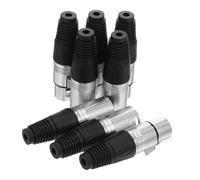 ARTSEWPLY Set de Connecteurs Xlr Broches Soudure Audio Male et Femelle pour Câble Microphone Équilibré Adapté Studio Enregistrement et Sonorisation Live