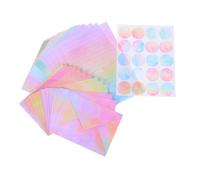 ARTSEWPLY Set de Papier à Lettres Aquarelle avec Enveloppes et Autocollants Papeterie Décorative pour Invitations Anniversaire Cartes Créatives pour Fêtes et Rassemblements Papier Fin et