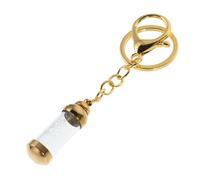 ARTSEWPLY Small Transparent Glass Vial Keychain Pendant Elegant Perfume Bottle For Office Car And Backpack Accessories
