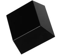 ARTSEWPLY Socle à Trophée Gravable en Cristal Noir Trapézoïdal 8x8x4,5 Cm, Support D'exposition Stable pour Remise de Prix, Présentation Élégante pour Trophées et Médailles, Cérémonie